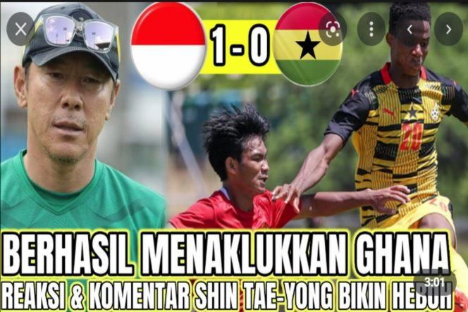 
 Berkat Shin Tae Yong Timnas Indonesia Berhasil Membuat Tim Ghana Bertekuk Lutut Saat Pertandingan Toulon Cup 2022